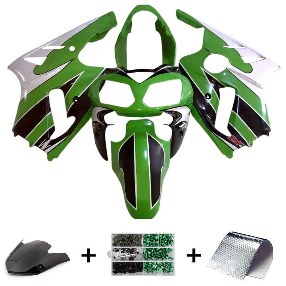 2002-2005 カワサキ ZX12R インジェクションフェアリングキット ボディワーク プラスチック ABS