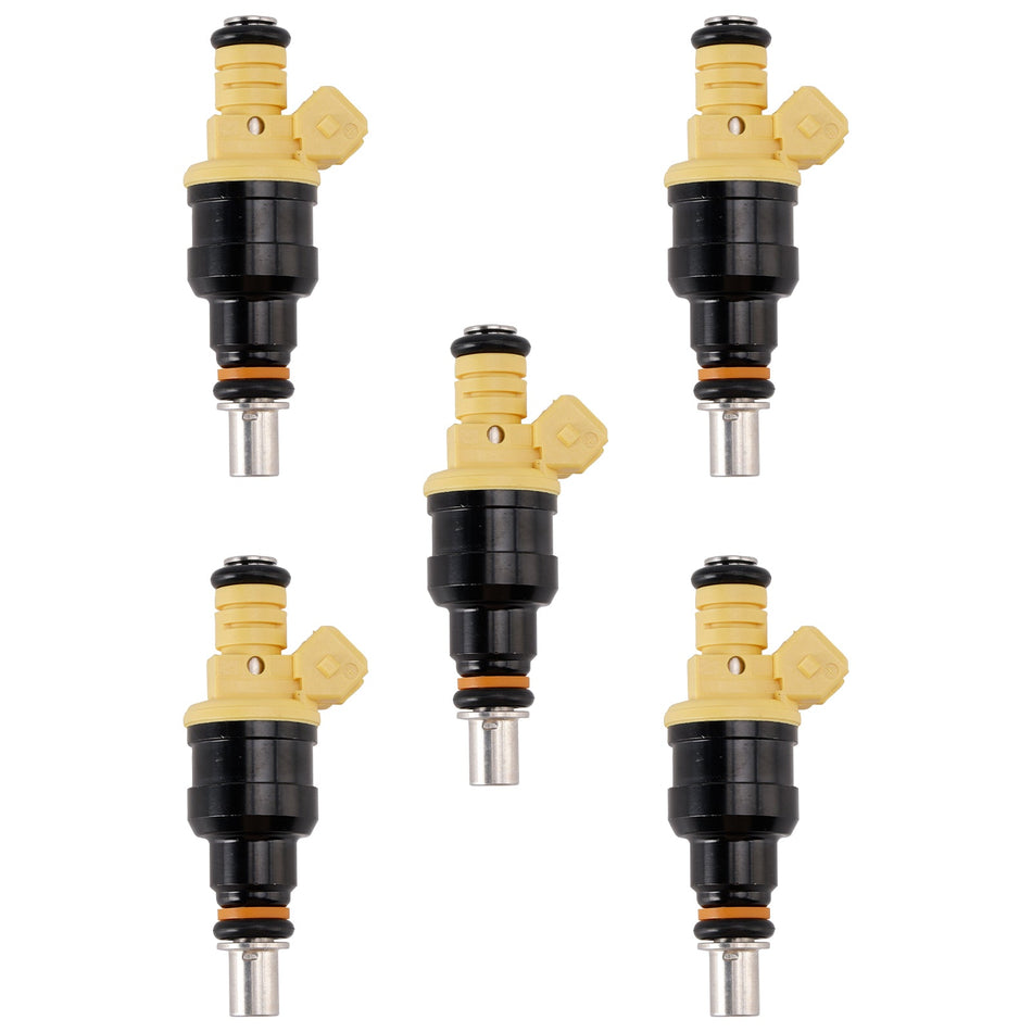 5PCS 燃料インジェクター 0280150779 ボルボ 850 2.4L 2.0L I5 1991-1997 852-12141に適合