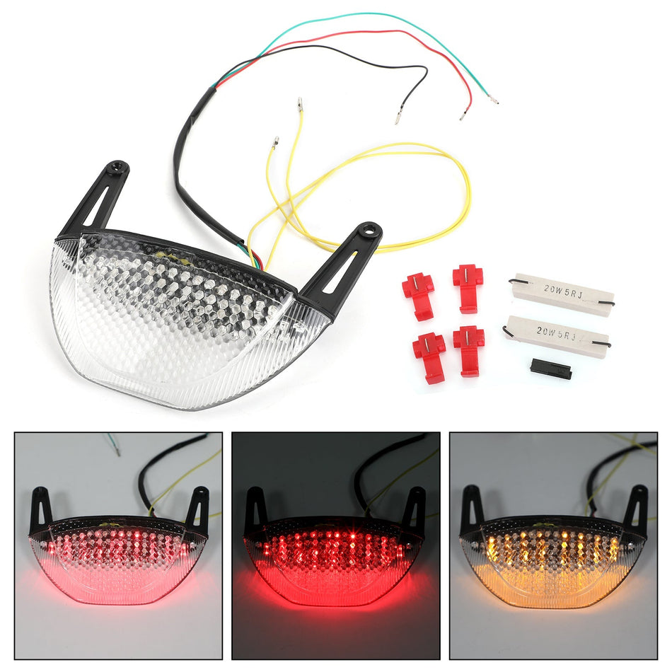 ホンダ CBR 600RR 2007-2012 用オートバイ リアブレーキ ターンシグナル テールライト レッド ジェネリック