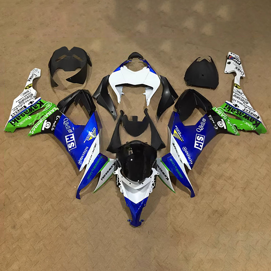 インジェクションフェアリングキット ボディワーク プラスチック ABS カワサキ ZX10R 2008-2010 に適合