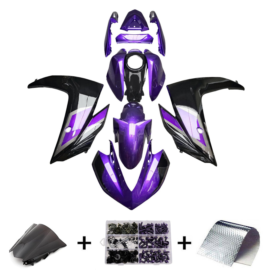 ヤマハ YZF-R3 2014-2018 R25 2015-2017 用 インジェクションフェアリングキット ボディワーク ABS