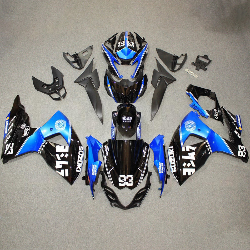 スズキ GSXR1000 2009-2016 K9用 インジェクションフェアリングキット ボディワーク プラスチック ABS