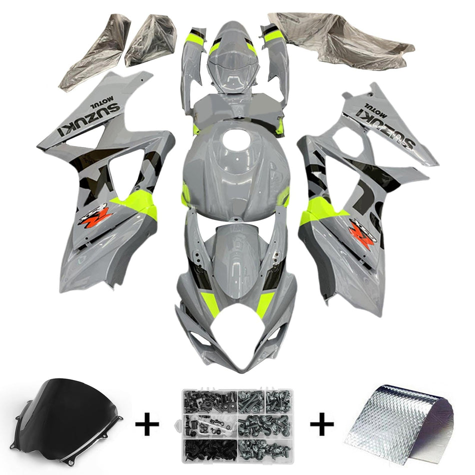 2007-2008 スズキ GSXR1000 K7 フェアリングキット ボディワーク プラスチック ABS