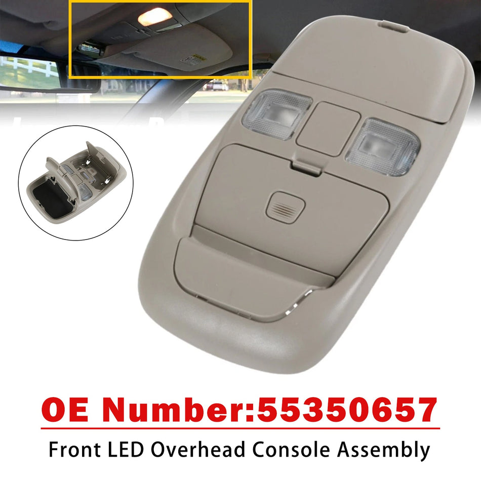 ダッジ・ラム1500 2500 3500 1998-2002用 フロントLEDオーバーヘッドコンソール 55350657