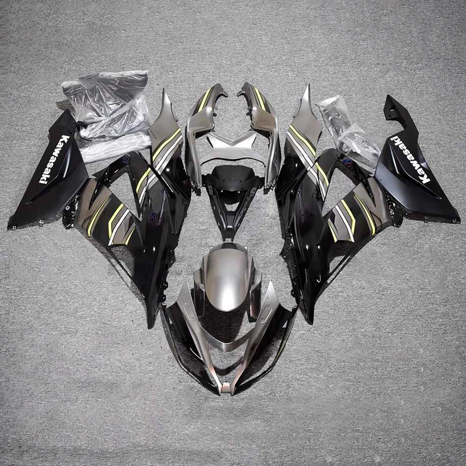インジェクションフェアリングキット ボディワーク プラスチック ABS カワサキ ZX6R 636 2013-2018 に適合