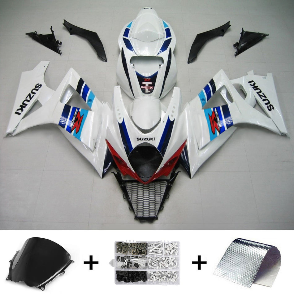 2007-2008 スズキ GSXR1000 K7 Amotopart インジェクションフェアリングキット ボディワーク プラスチック ABS #119