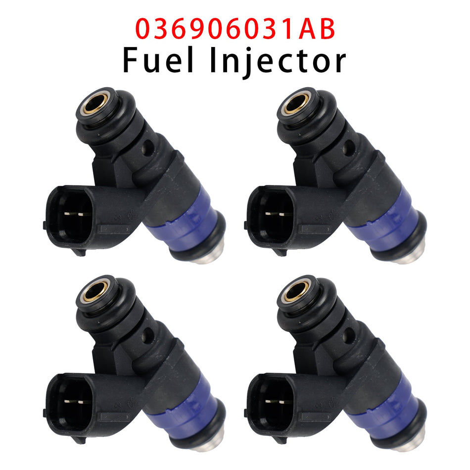 VW ポロ、シュコダ、ファビア、シート、イビサ、III 1.4 16V 036906031AB 用燃料インジェクター 4個