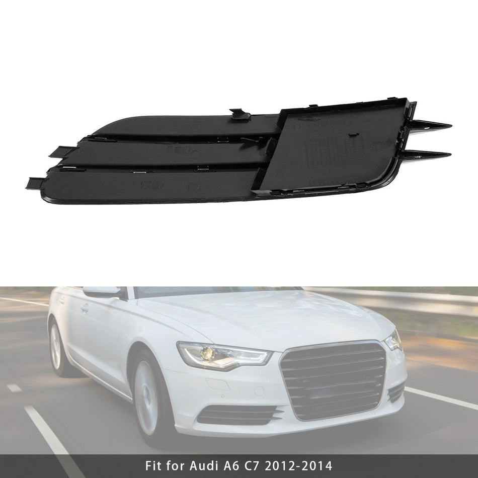 2012-2014 アウディ A6 C7 フロント左サイドバンパーグリル フォグライトグリル 4G0807681