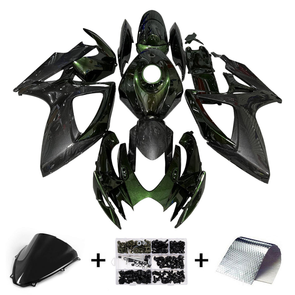 スズキ GSXR 600/750 2006-2007 K6 用 インジェクションフェアリングキット ボディワーク プラスチック ABS