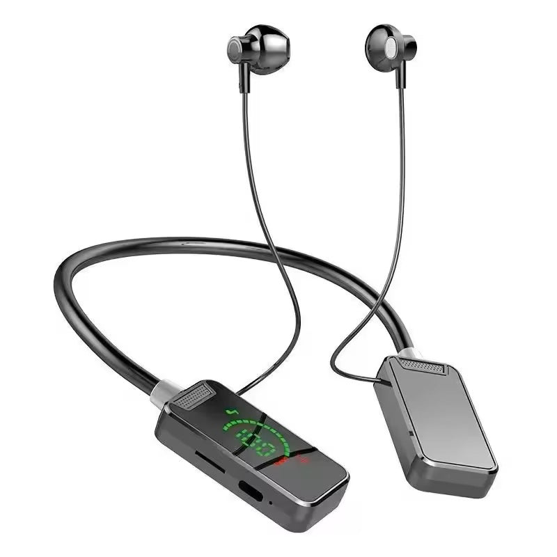 Bluetoothヘッドホン 5.3インチ スマートデジタルディスプレイ ゲーム、ライブ、歌唱用 耳掛け機能付き