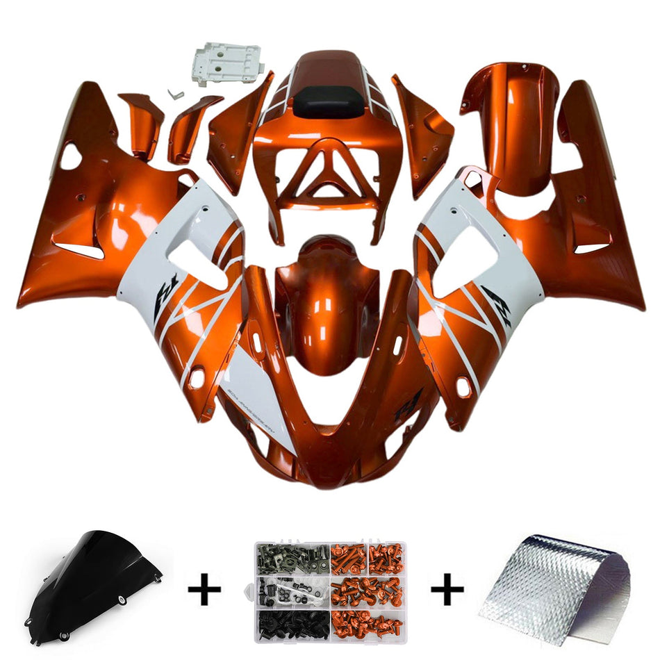 1998-1999 ヤマハ YZF-R1 インジェクションフェアリングキット ボディワーク プラスチック ABS
