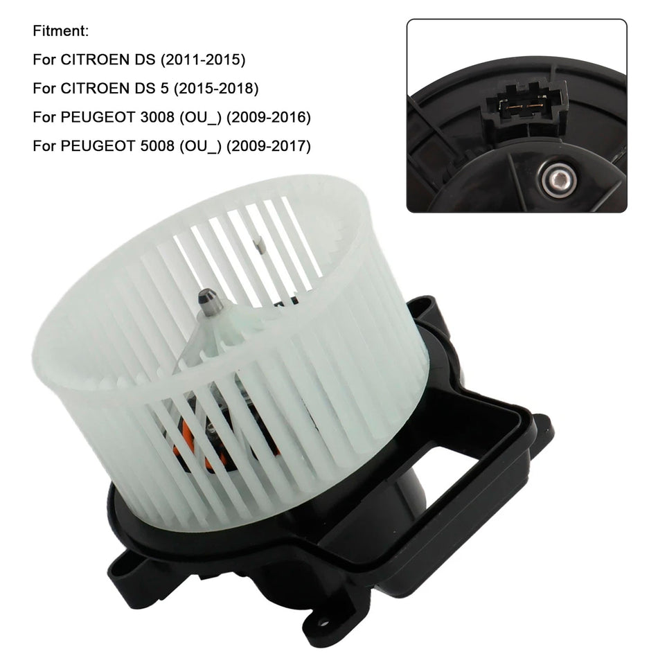 HVACブロワーモーターファン フロント 6441CP ホワイト プジョー3008 2009-2016用