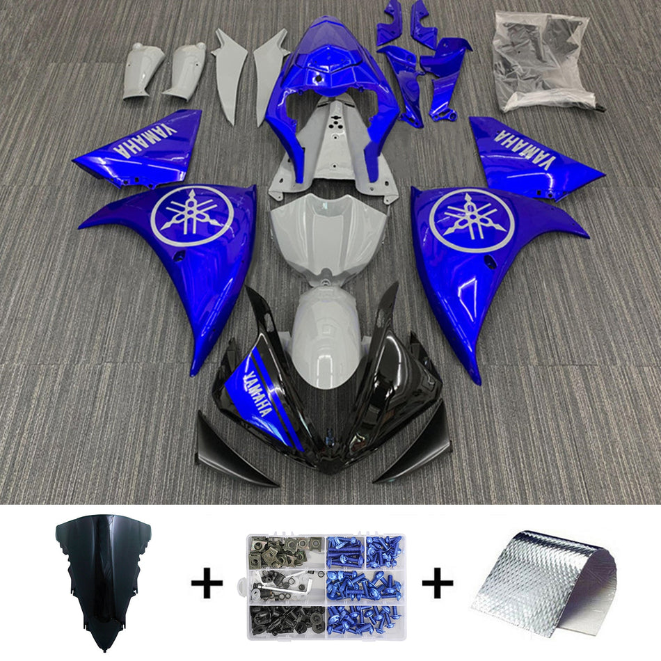 2012-2014 ヤマハ YZF-R1 インジェクションフェアリングキット ボディワーク プラスチック ABS