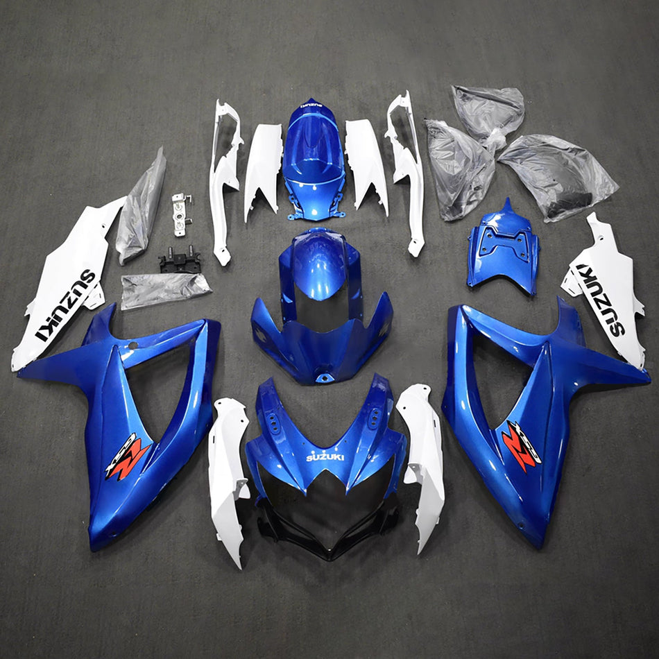 スズキ GSXR 600/750 2008-2010 K8 用 インジェクションフェアリングキット ボディワーク プラスチック ABS