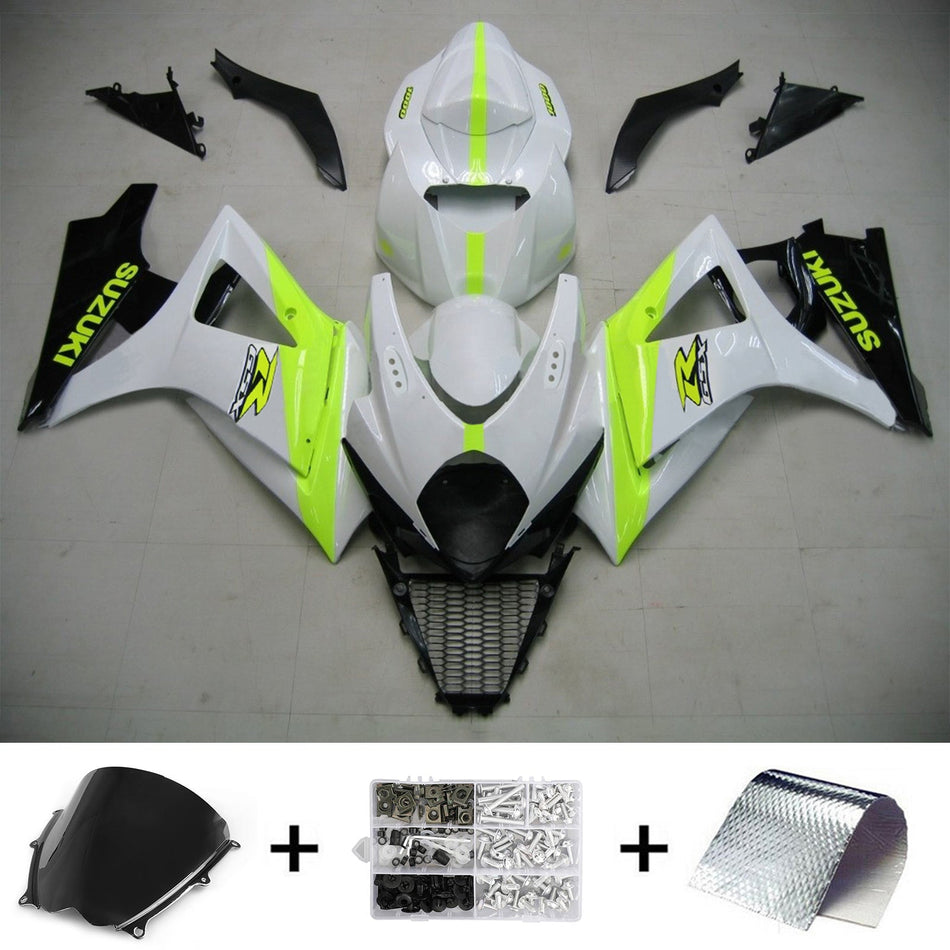 2007-2008 スズキ GSXR1000 K7 Amotopart インジェクションフェアリングキット ボディワーク プラスチック ABS #110