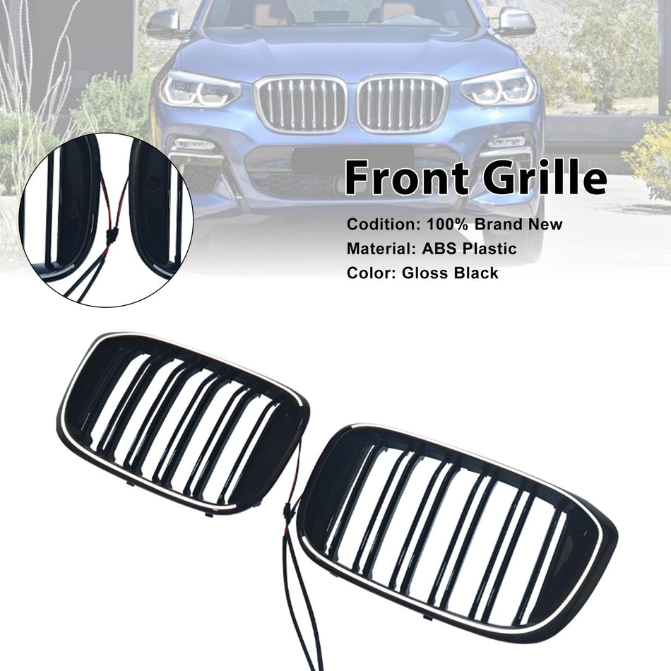 2018-2021年式 BMW X4 G02 フェイスリフト前モデル用 フロントキドニーメッシュグリル 51138469960