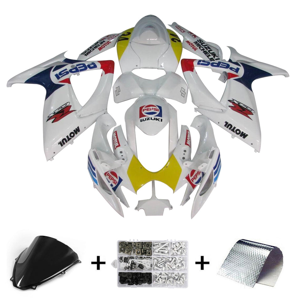 2006-2007 スズキ GSXR 600/750 K6 インジェクションフェアリングキット ボディワーク プラスチック ABS