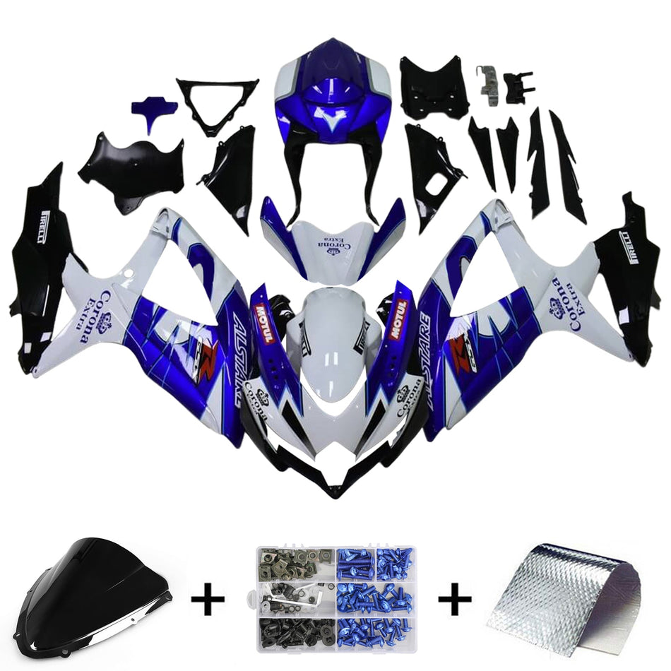 2008-2010 スズキ GSXR 600/750 K8 インジェクションフェアリングキット ボディワーク プラスチック ABS