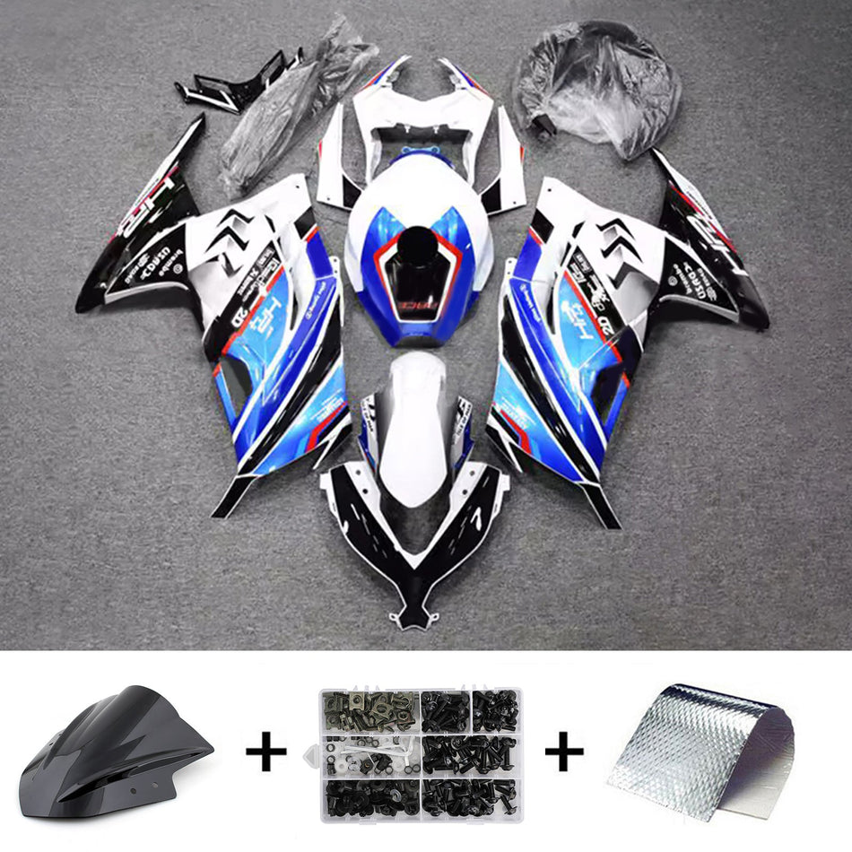 インジェクションフェアリングキット ボディワーク プラスチック ABS カワサキ EX300 Ninja300 2013-2024 に適合