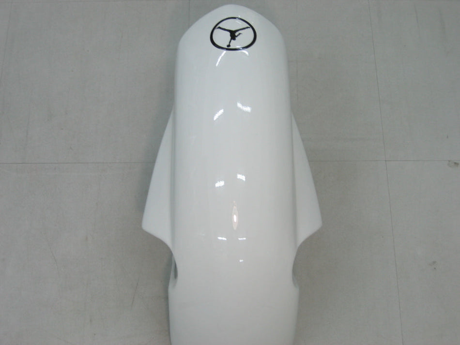 2004-2005 GSXR 600/750 ホワイト ブルー ボディワーク フェアリング ABS 射出成形プラスチック セット ジェネリック