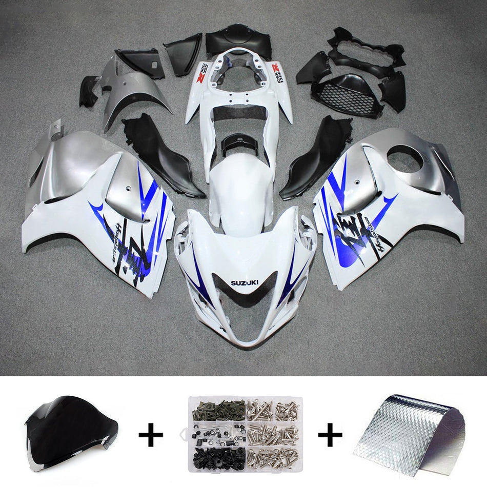 スズキ ハヤブサ GSX1300R 2008-2020 用 インジェクションフェアリングキット ボディワーク プラスチック ABS