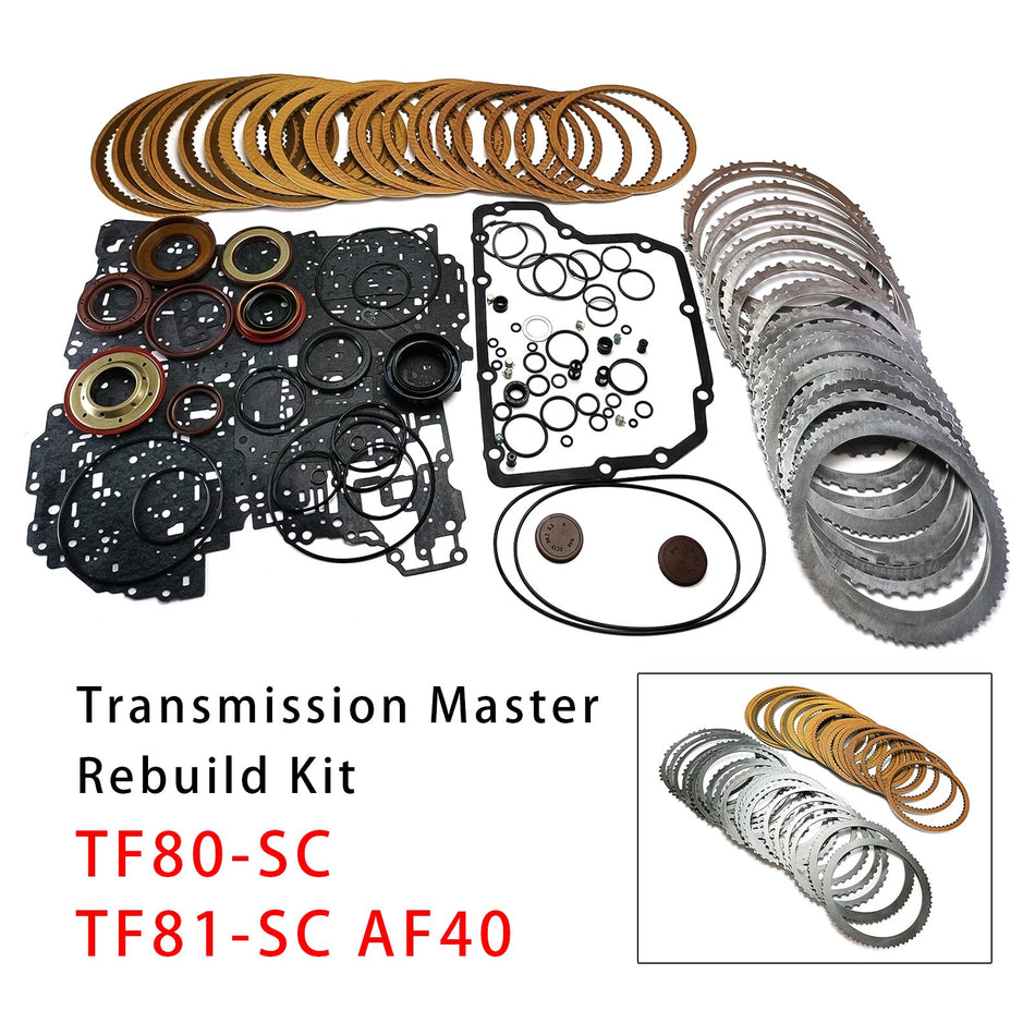 2010-2014年式プジョー3008 L4 2.0、2.2用トランスミッションマスターリビルドキット TF80-SC TF81-SC AF40
