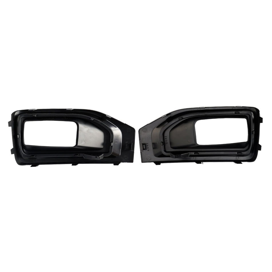 2015-2018 ユーコン XL (サブモデル: デナリ、SLE、SLT) フォグランプ ランプカバー グロスブラック トリム ペア 22936426
