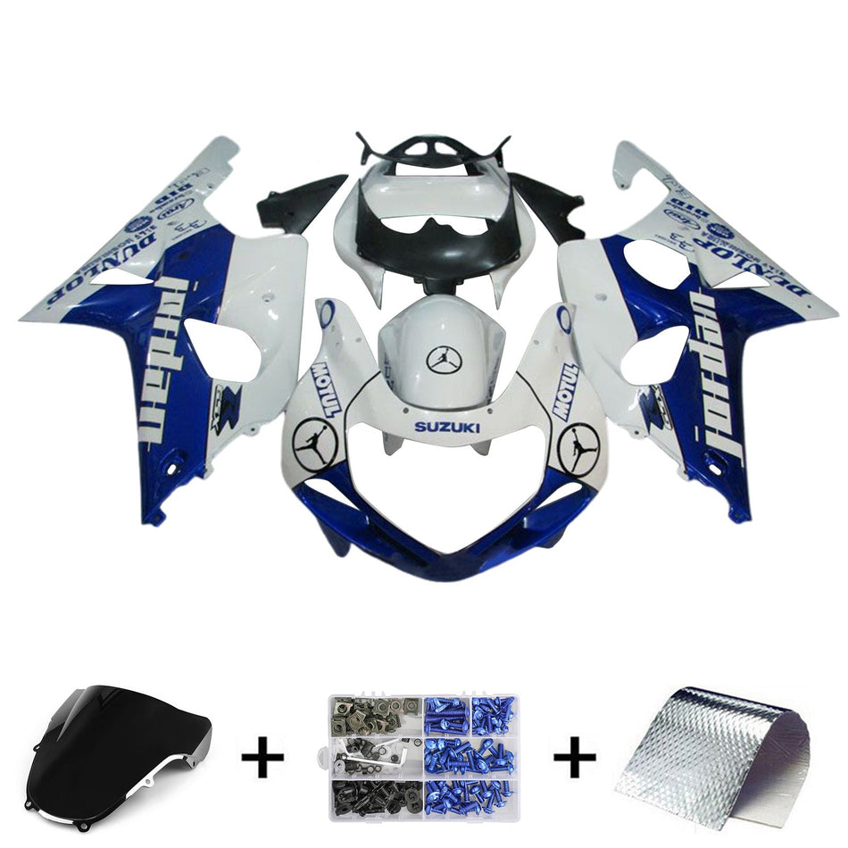 2000-2002 スズキ GSXR1000 K1 K2 フェアリングキット ボディワーク プラスチック ABS