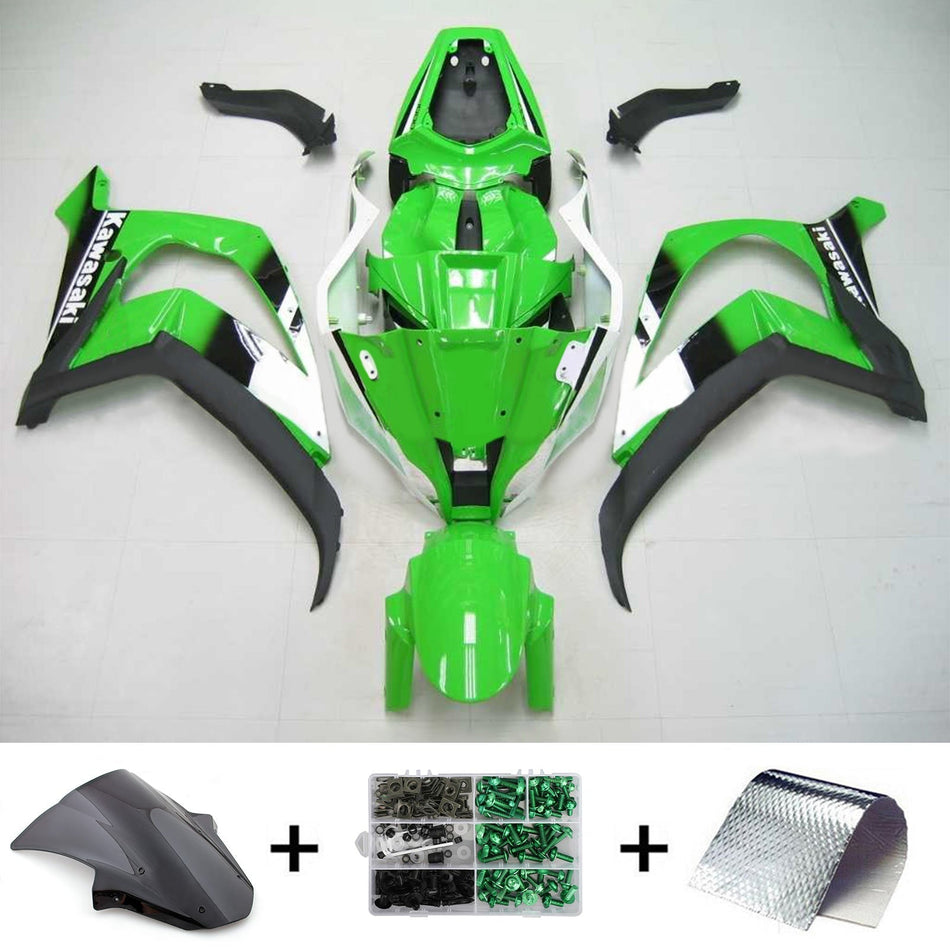 2011-2015 カワサキ ZX10R Amotopart インジェクションフェアリングキット ボディワーク プラスチック ABS #105