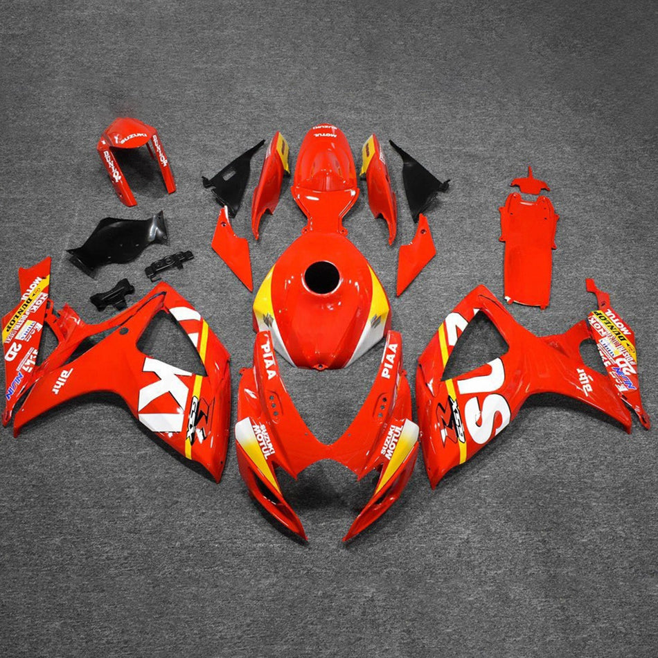 スズキ GSXR 600/750 2006-2007 K6 用 インジェクションフェアリングキット ボディワーク プラスチック ABS
