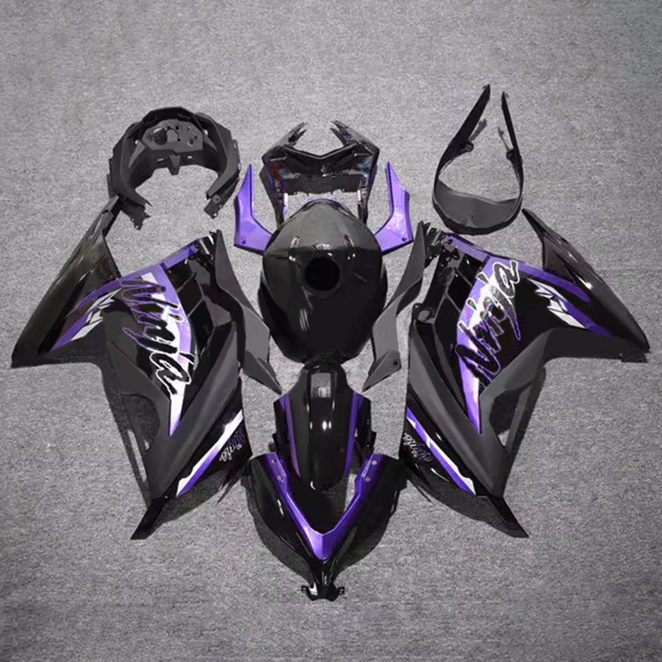 インジェクションフェアリングキット ボディワーク プラスチック ABS カワサキ EX300 Ninja300 2013-2024 に適合