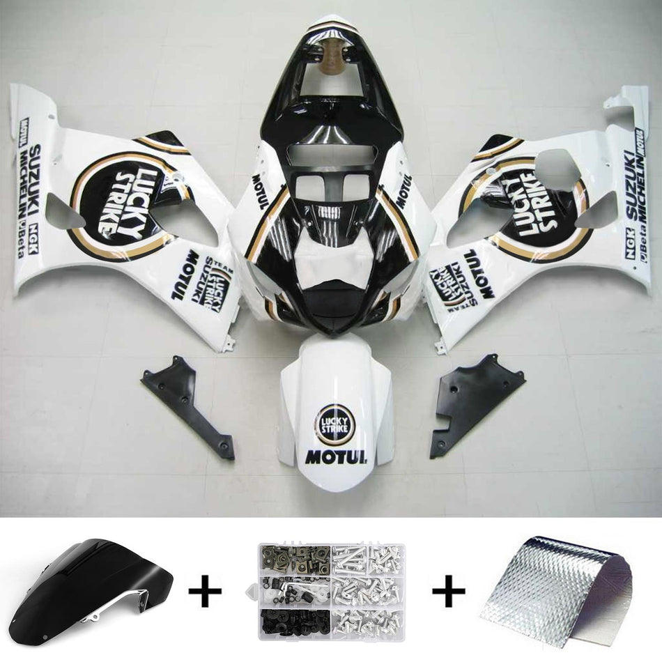 2003-2004 スズキ GSXR1000 K3 Amotopart インジェクションフェアリングキット ボディワーク プラスチック ABS #121