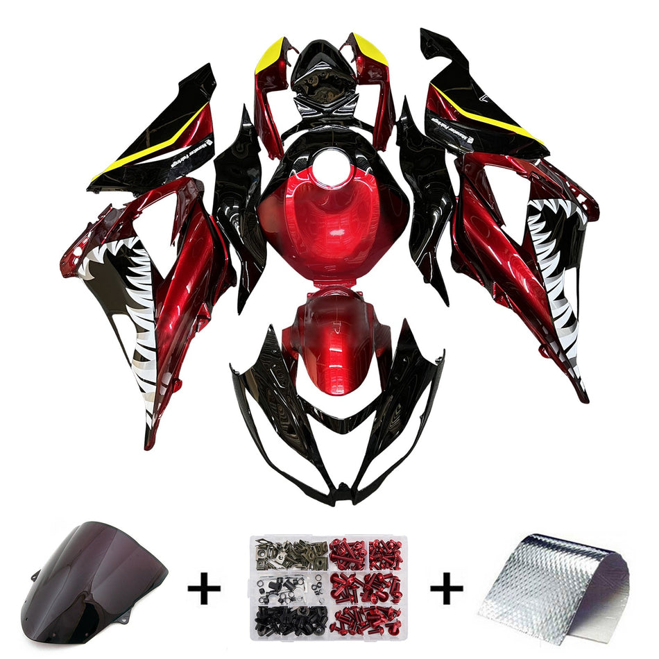 インジェクションフェアリングキット ボディワーク プラスチック ABS カワサキ ZX6R 636 2013-2018 に適合