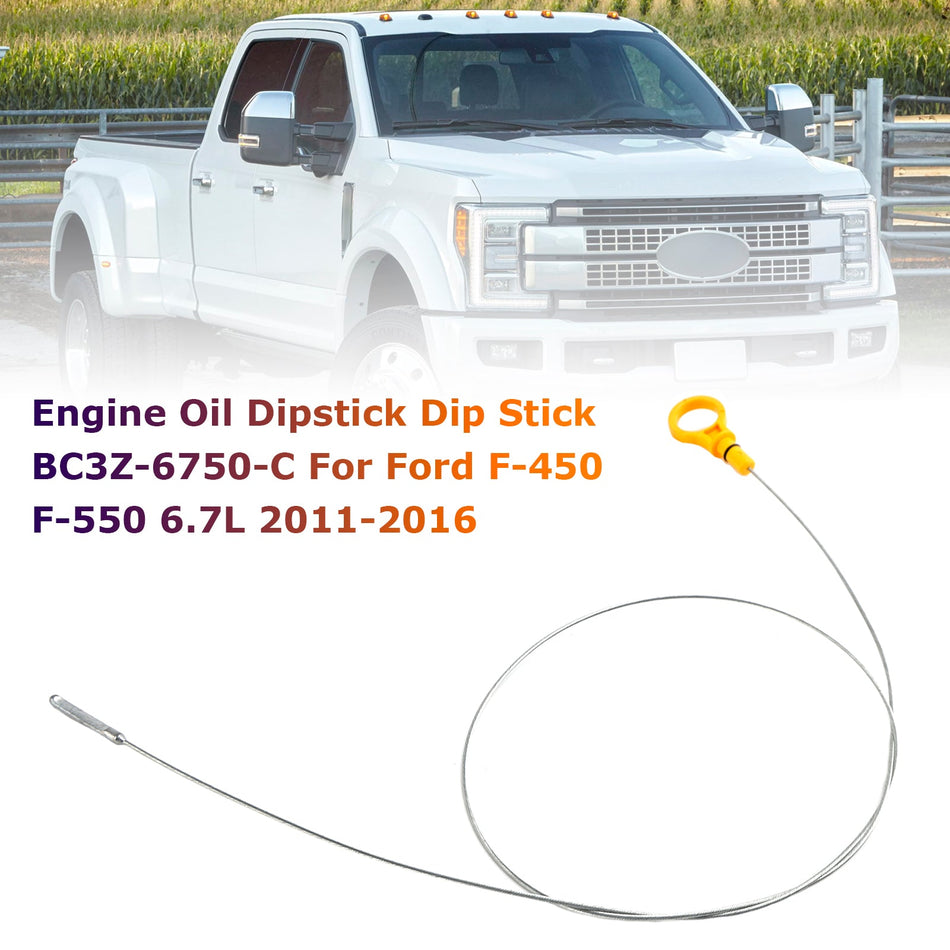 エンジンオイルディップスティック ディップスティック BC3Z-6750-C フォード F-450 F-550 6.7L 2011-2016用