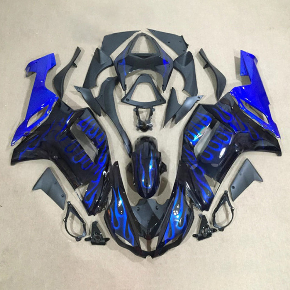 インジェクションフェアリングキット ボディワーク プラスチック ABS カワサキ ZX6R 636 2007-2008 に適合