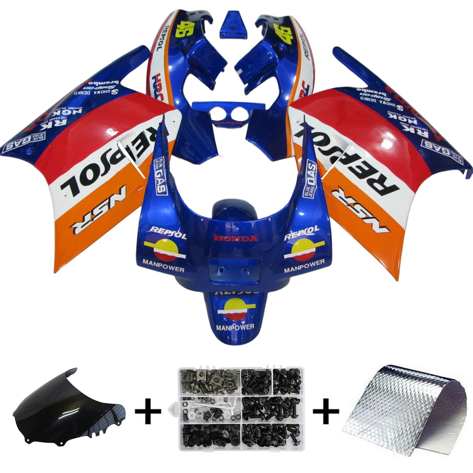 ホンダ NSR250R 1988 用 インジェクションフェアリングキット ボディワーク プラスチック ABS