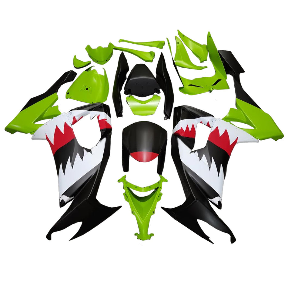 インジェクションフェアリングキット ボディワーク プラスチック ABS カワサキ ZX10R 2008-2010 に適合