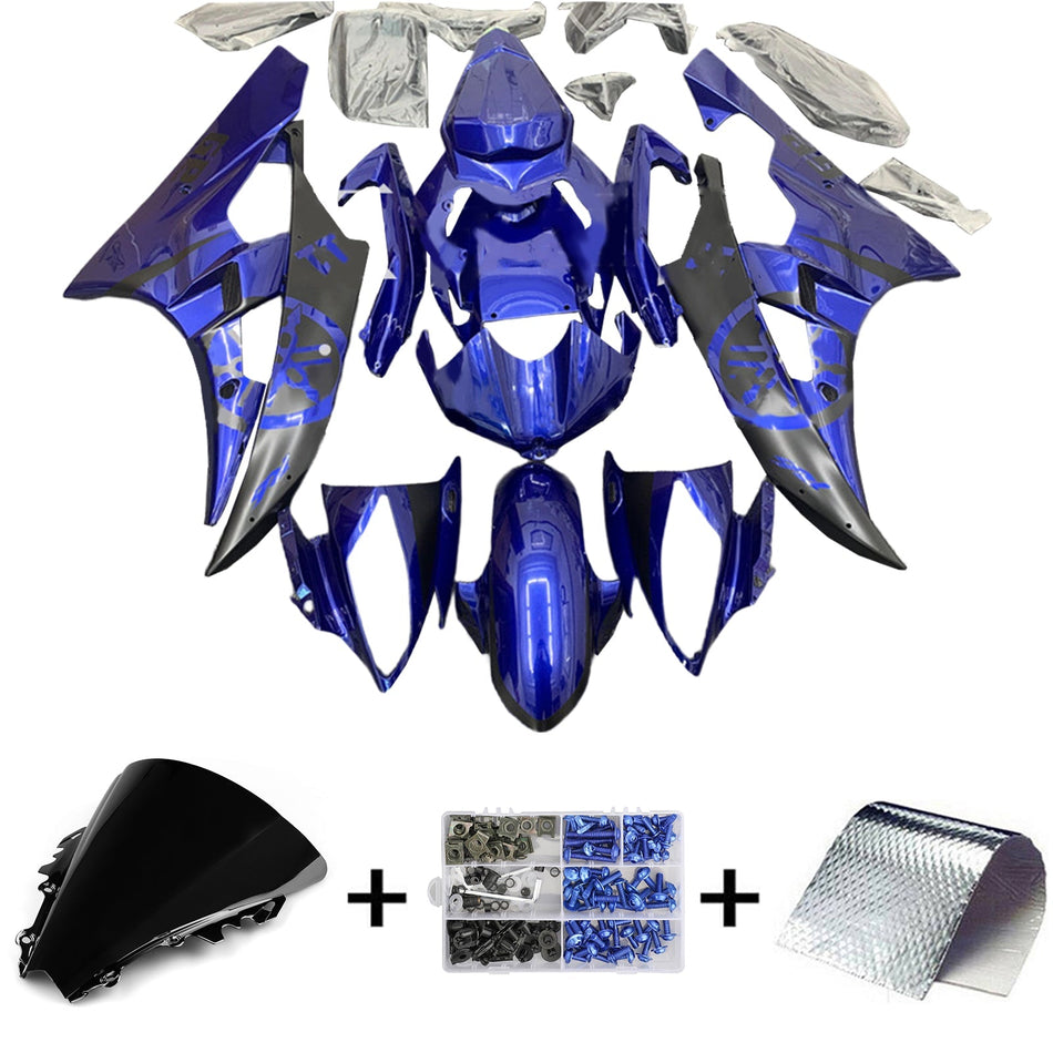 2006-2007 ヤマハ YZF 600 R6 フェアリングキット ボディワーク プラスチック ABS