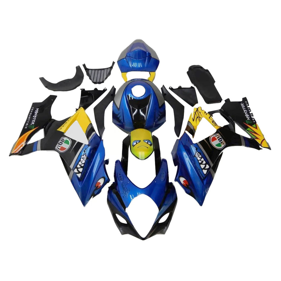 2007-2008 スズキ GSXR1000 K7 フェアリングキット ボディワーク プラスチック ABS