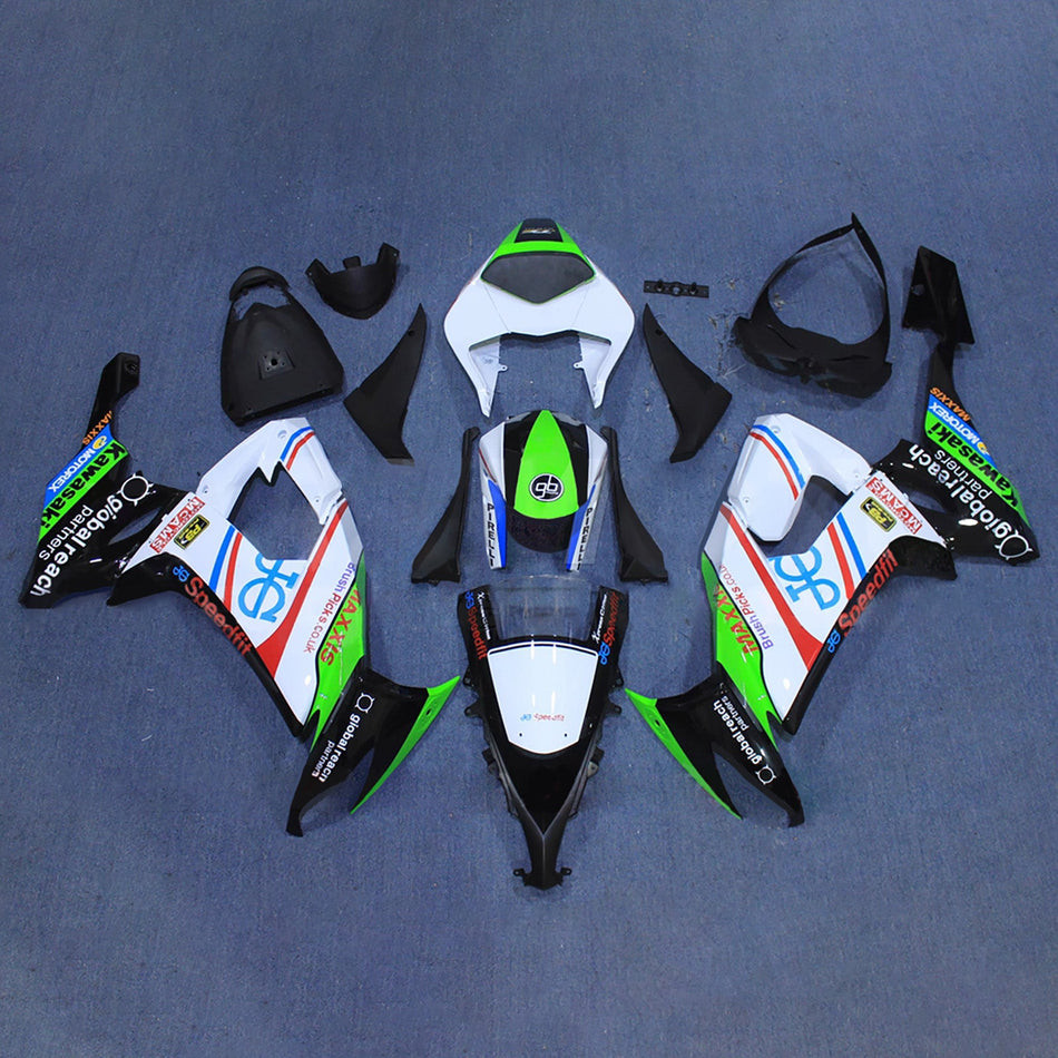インジェクションフェアリングキット ボディワーク プラスチック ABS カワサキ ZX10R 2008-2010 に適合
