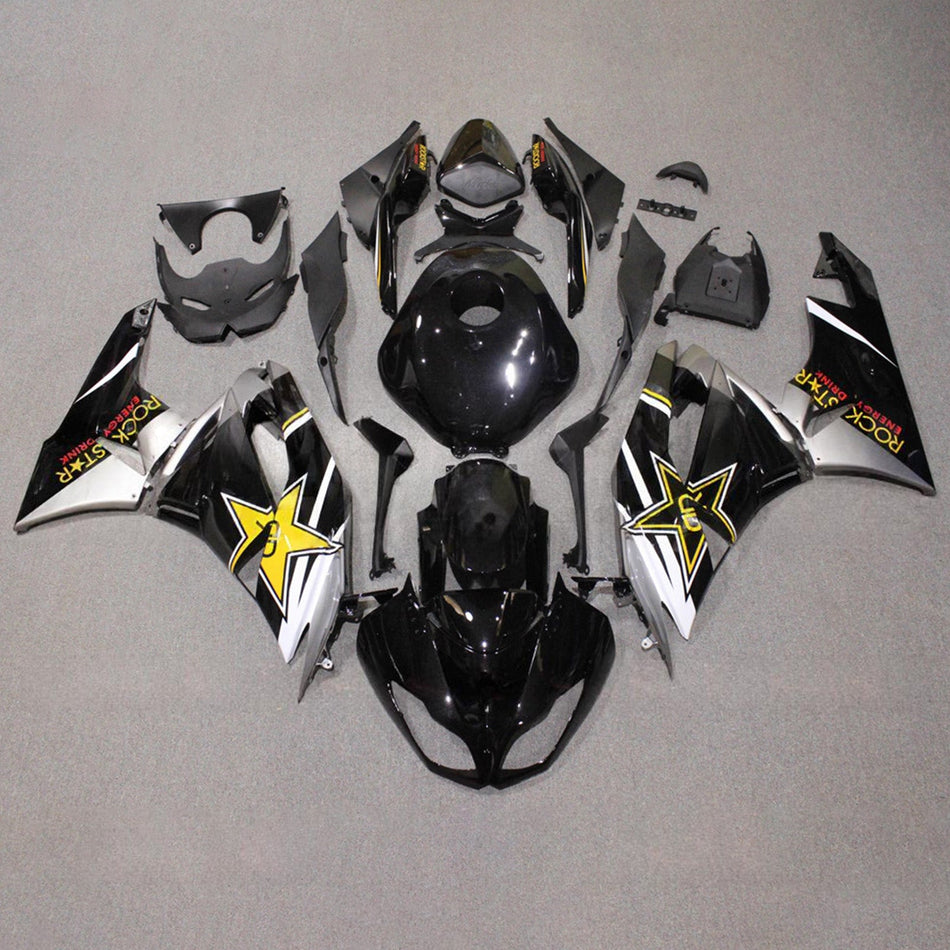インジェクションフェアリングキット ボディワーク プラスチック ABS カワサキ ZX6R 636 2009-2012 に適合