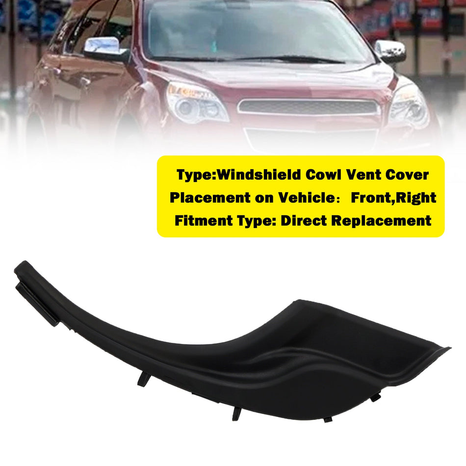2009-2017 シボレー トラバース 助手席側エアインレットグリルパネルエクステンション 22956656