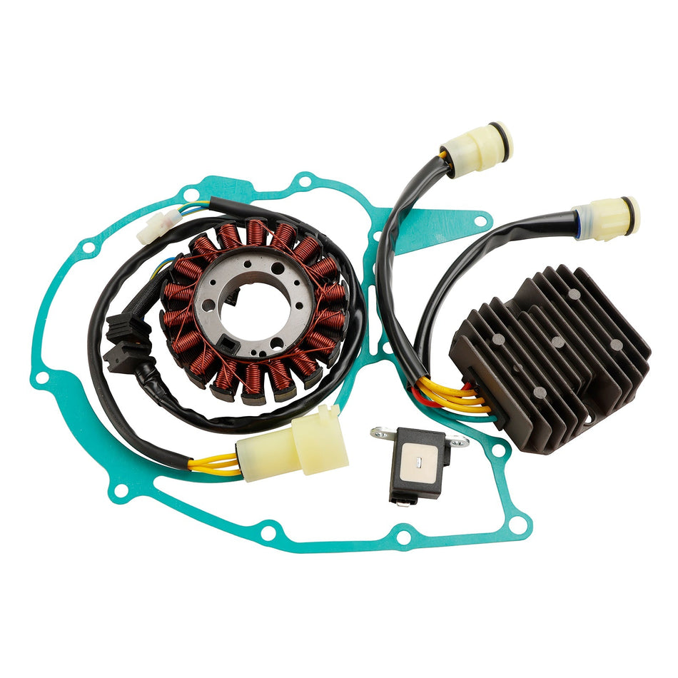 ホンダ TRX300EX TRX300X Sportrax 07-09 用ジェネレーター ステーター レギュレーター &amp; ガスケット