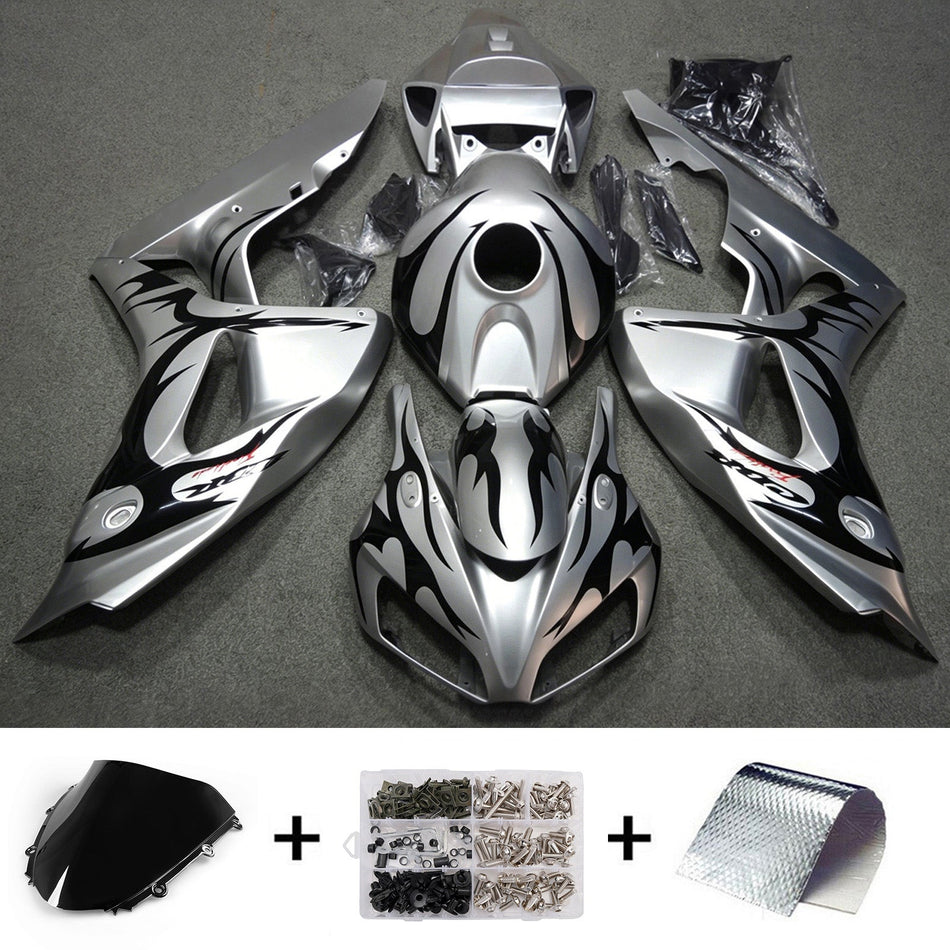 ホンダ CBR1000RR 2006-2007 用インジェクション フェアリングキット ボディワーク プラスチック ABS