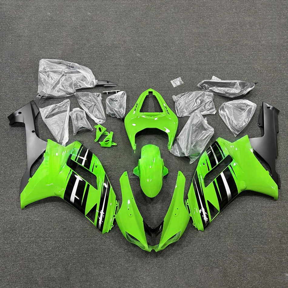 インジェクションフェアリングキット ボディワーク プラスチック ABS カワサキ ZX6R 636 2007-2008 に適合