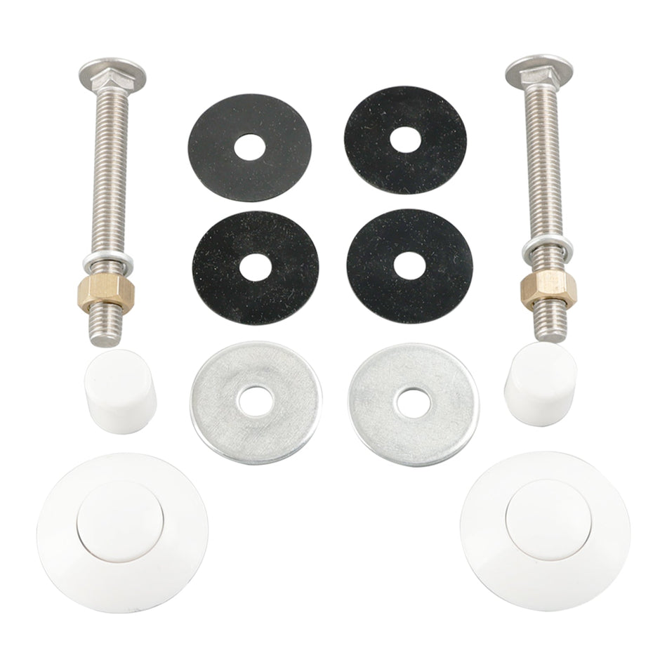 ホワイト ダイビングボード マウント キット 67-209-909-SS 5-1/2"ボルト 1-1/4&amp;2"f/w