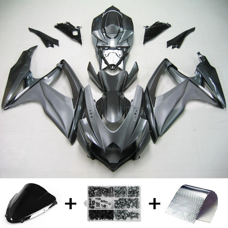 2008-2010 スズキ GSXR 600/750 K8 Amotopart インジェクションフェアリングキット ボディワーク プラスチック ABS #153