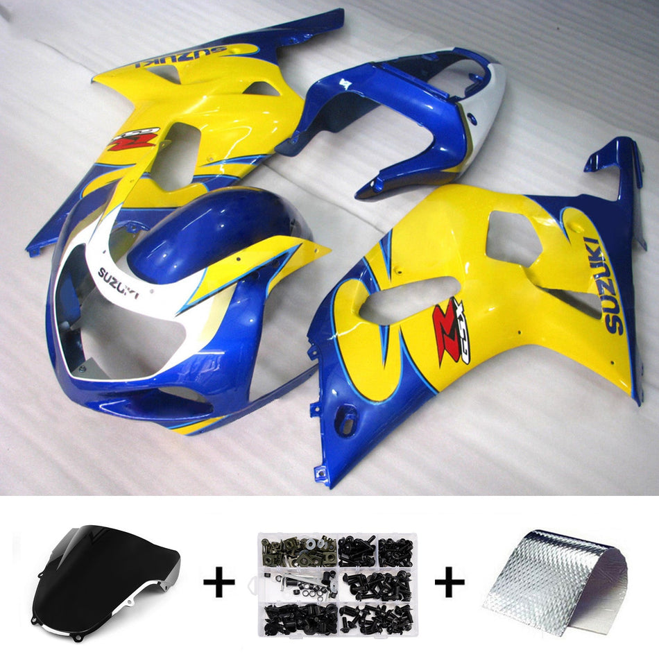 スズキ GSXR600 2001-2003 GSXR750 2000-2003 K1 用インジェクションフェアリングキット ボディワーク
