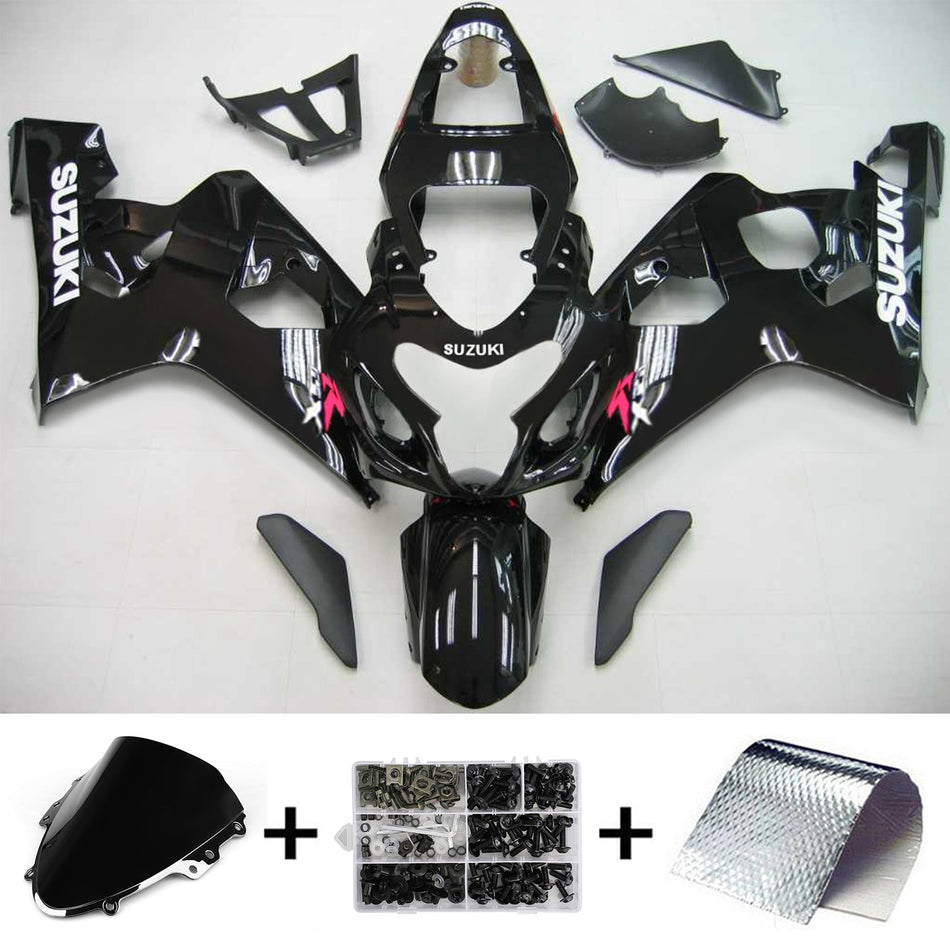 2004-2005 スズキ GSXR 600/750 K4 インジェクションフェアリングキット ボディワーク プラスチック ABS #102 Amotopart