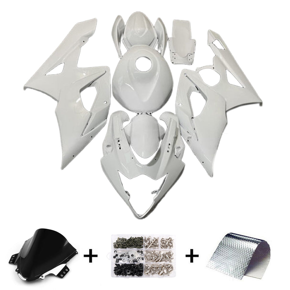 スズキ GSXR1000 2005-2006 K5 用 インジェクションフェアリングキット ボディワーク プラスチック ABS